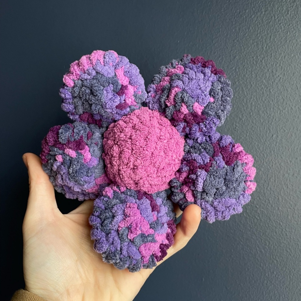 Crochet Flower Fidget Toy